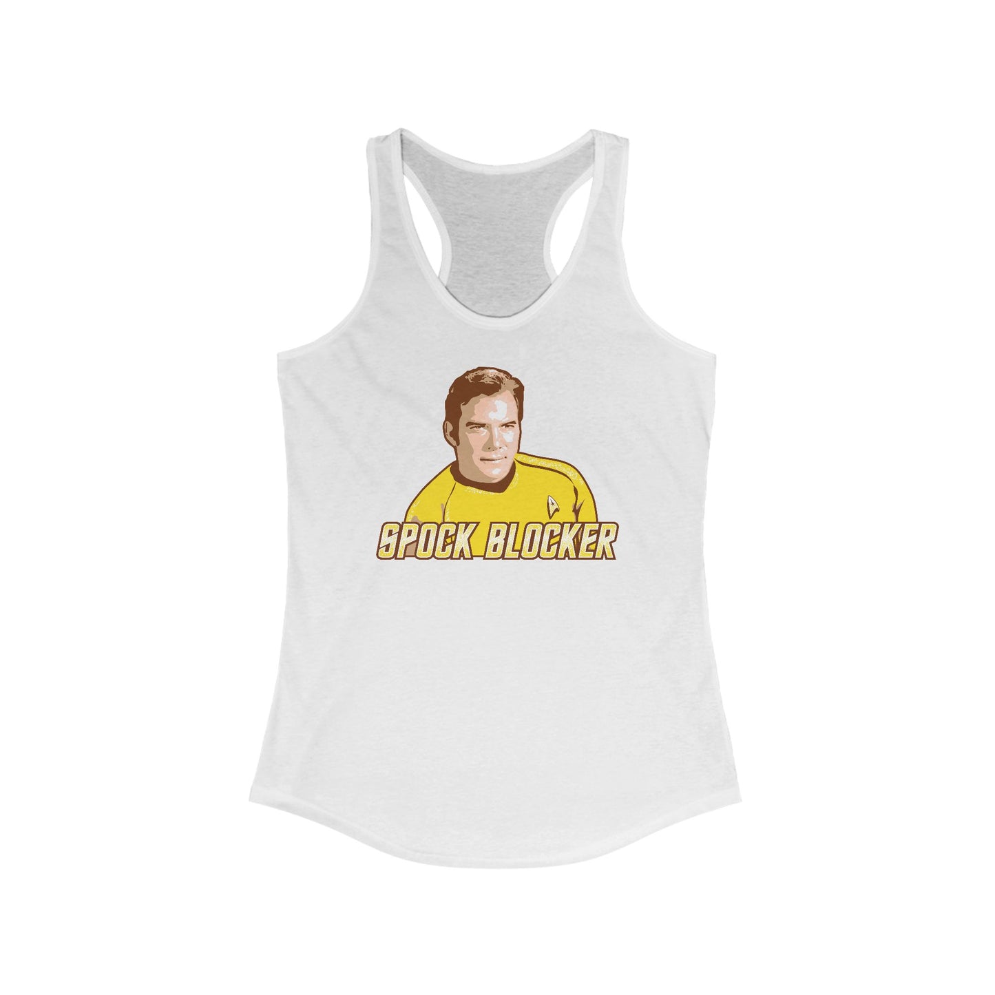 Spock Blocker - Women’s Racerback Tank