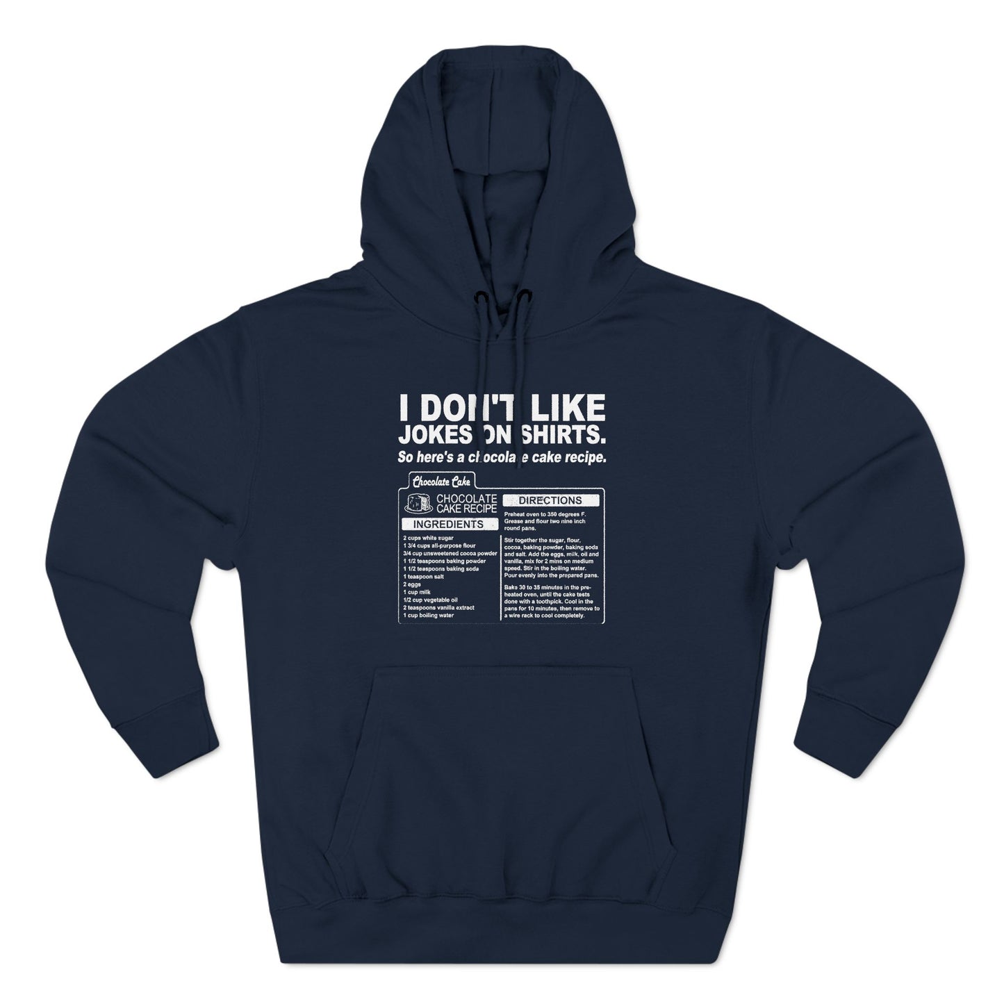 I Don't Like Jokes On Shirts. - Hoodie