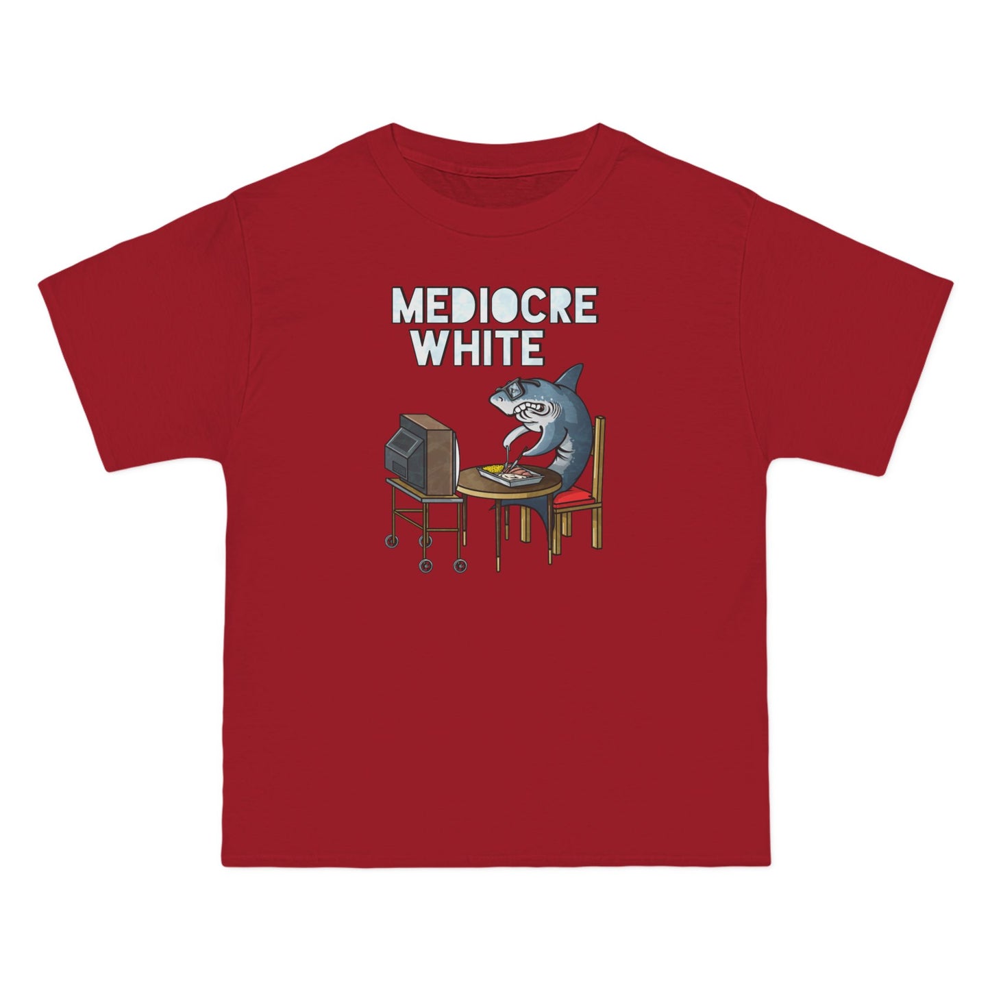 Mediocre White - Men's Heavyweight T-Shirt