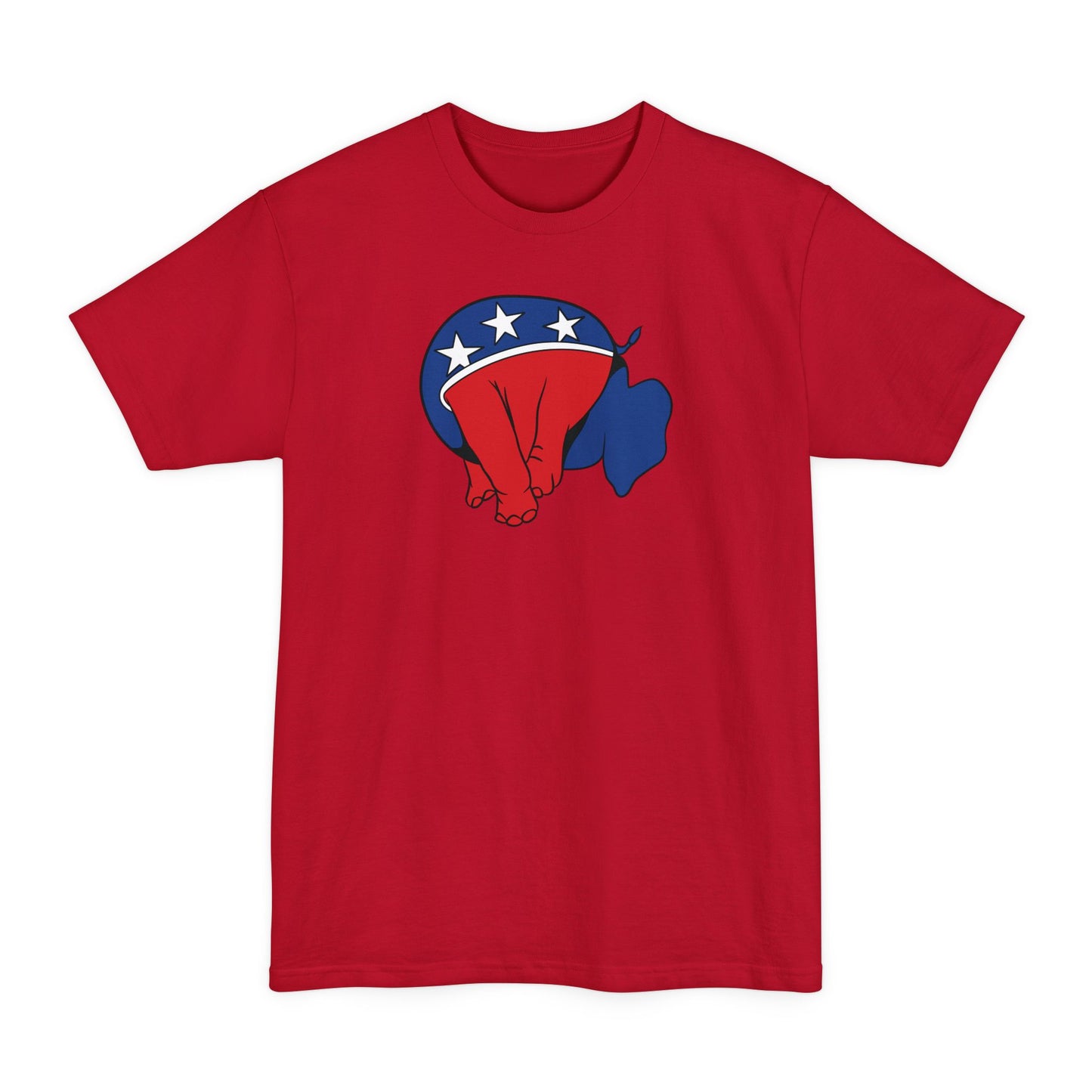 Republican Elephant (Head Up Its Ass) - Men's Tall T-Shirt