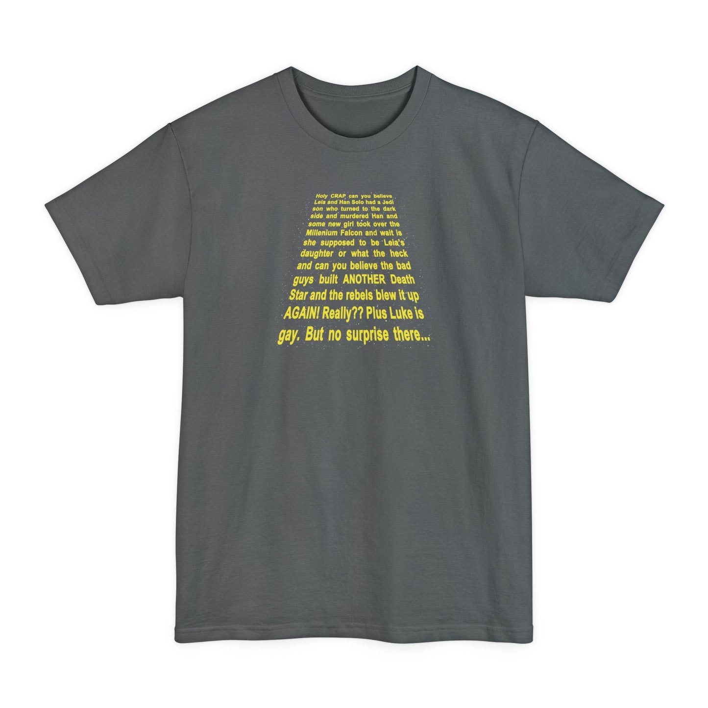 Star Wars Spoiler Shirt - Men's Tall T-Shirt
