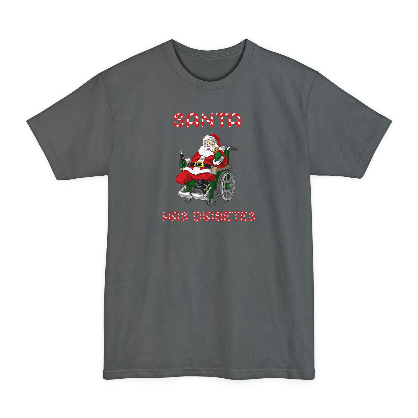 Santa Has Diabetes - Men's Tall T-Shirt