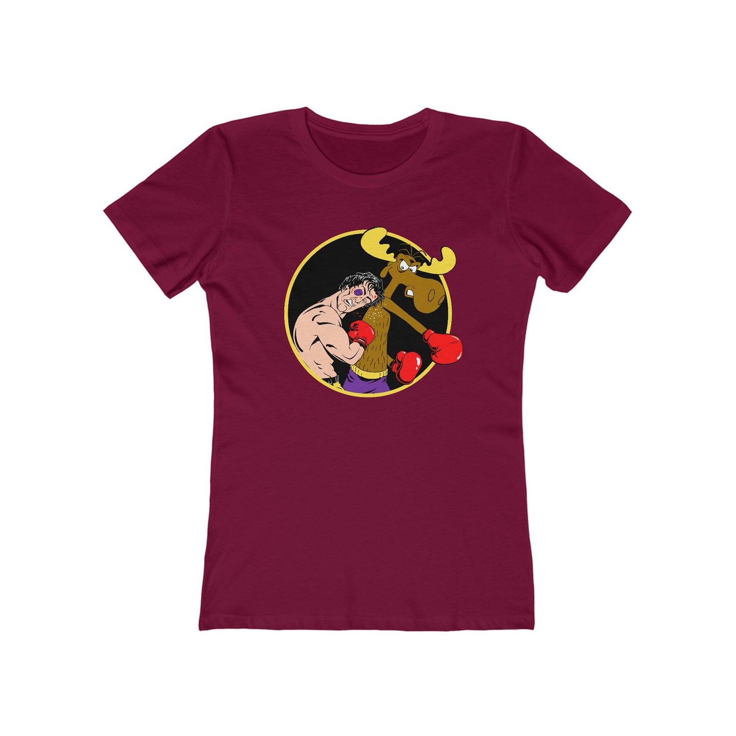Rocky Vs Bullwinkle - Women’s T-Shirt
