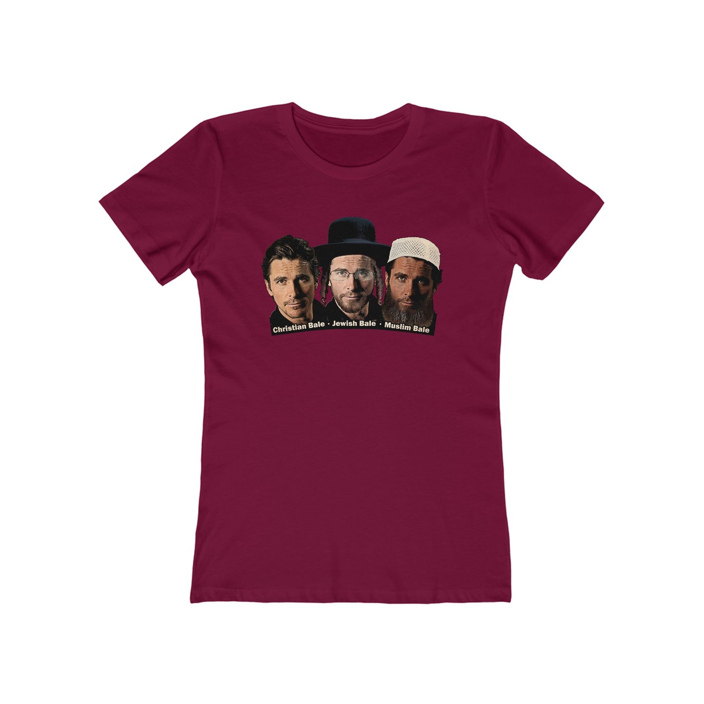 Christian Bale - Jewish Bale - Muslim Bale - Women’s T-Shirt