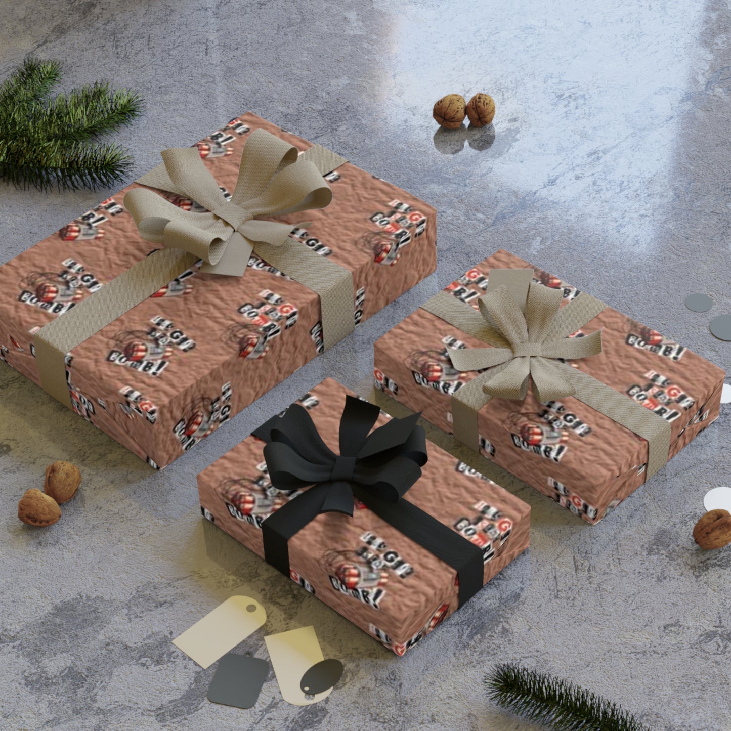 This Gift Is The Bomb - Gift Wrap