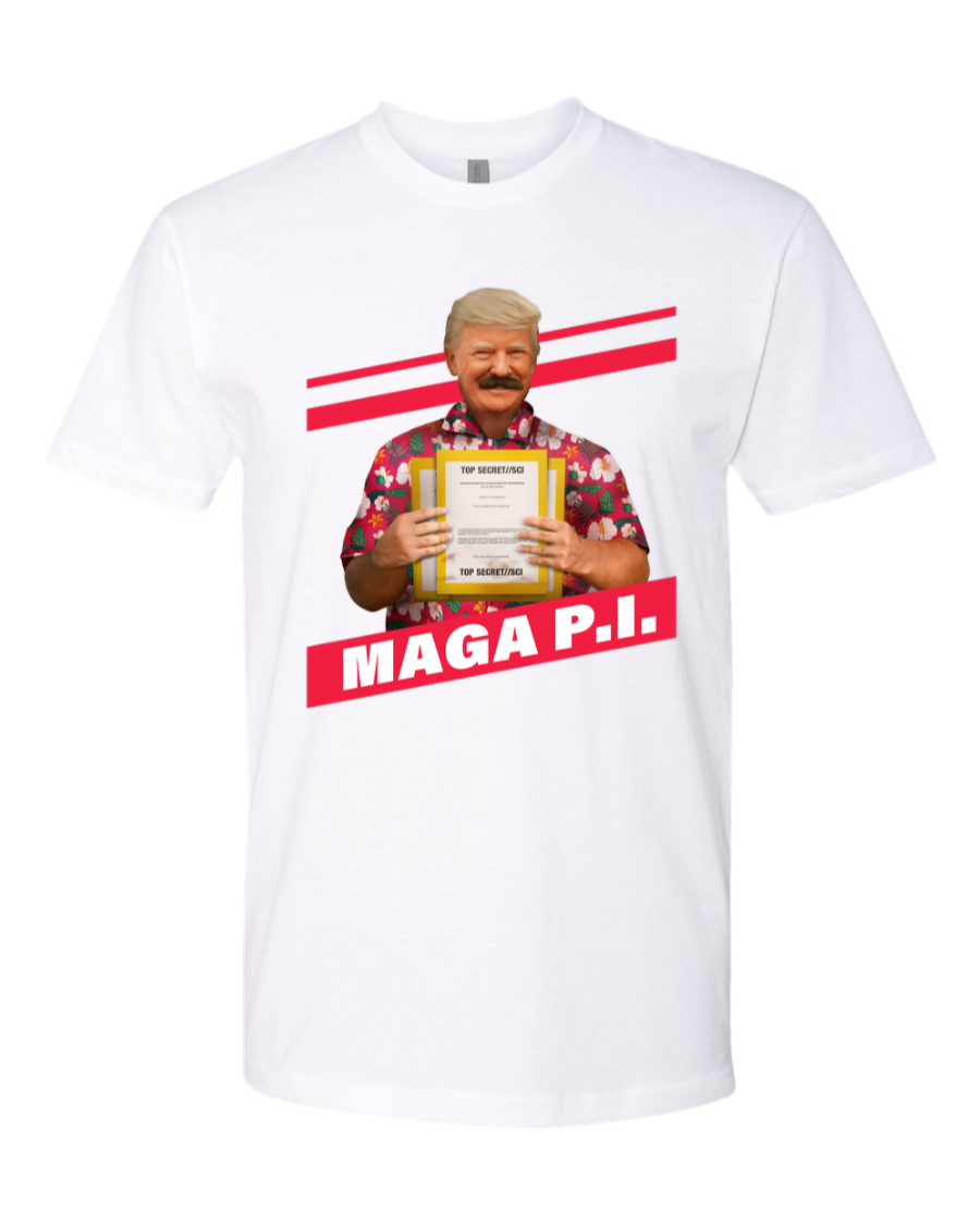 Maga P.I. (Donald Trump) - Men's T-Shirt