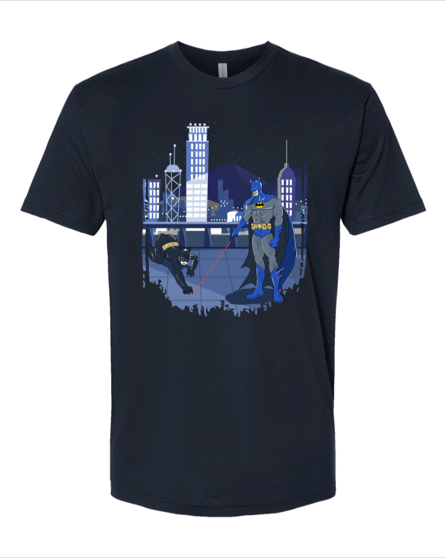 Batman - Catwoman Parody - Men's T-Shirt