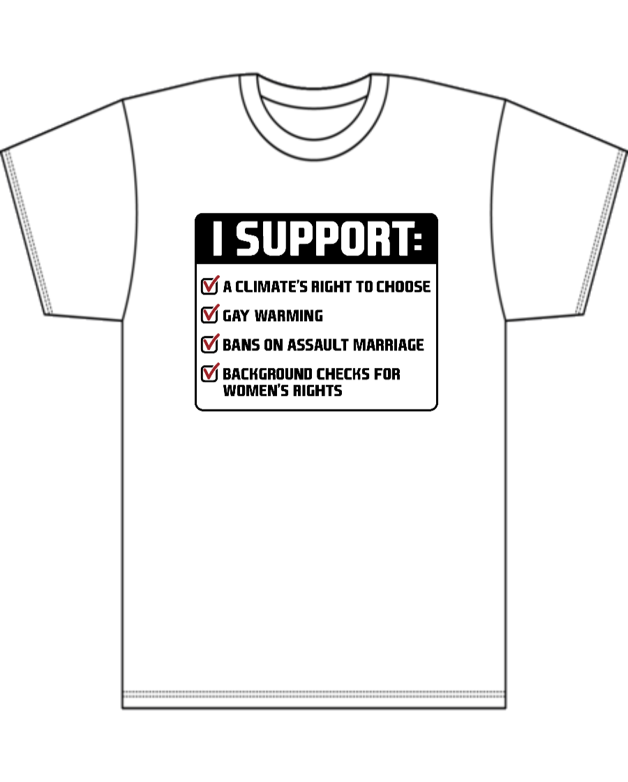 I Support A Climate's Right To Choose - Men's Tall T-Shirt