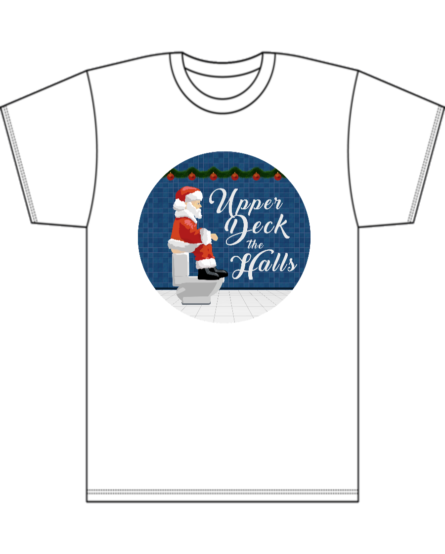 Upper Deck The Halls - Men's Tall T-Shirt