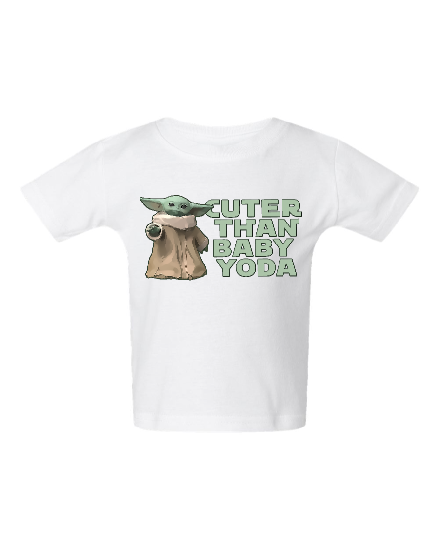Cuter Than Baby Yoda - Baby T-Shirt