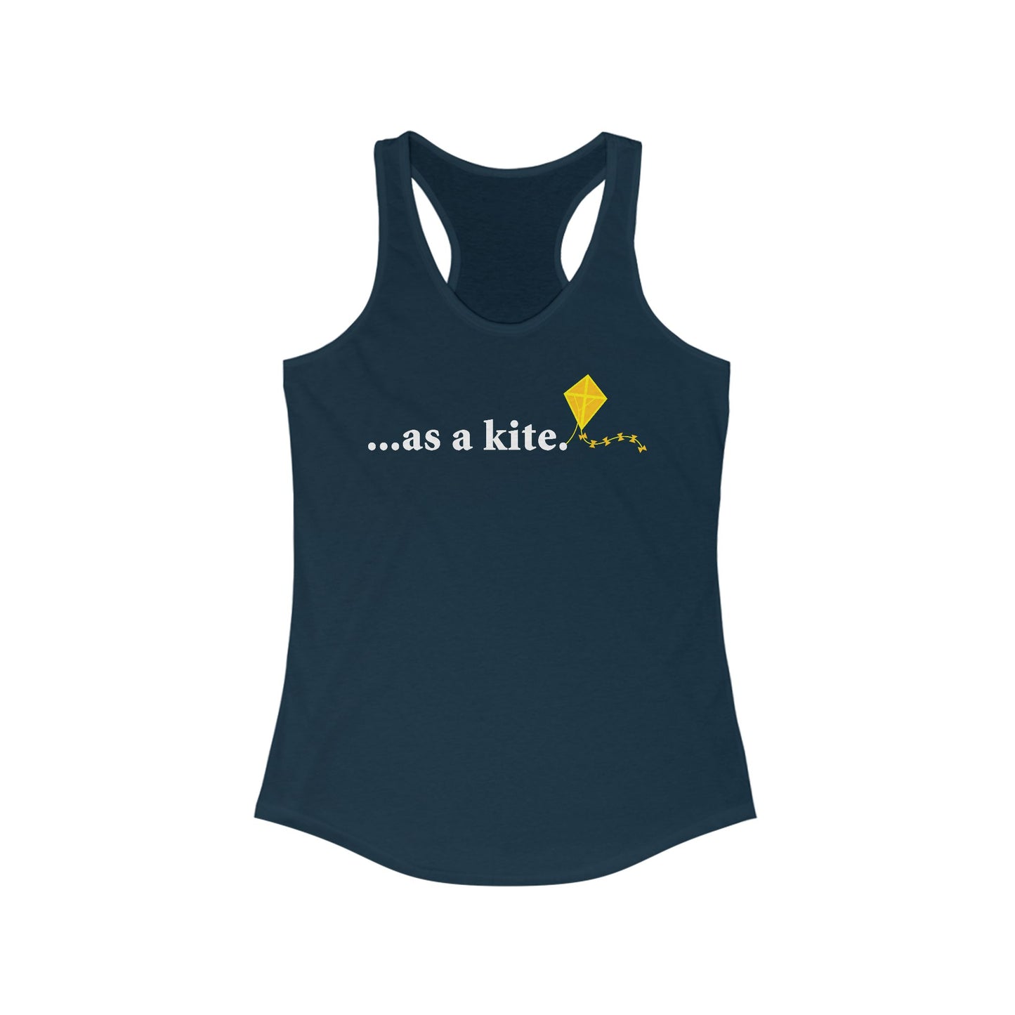 ...As A Kite - Women’s Racerback Tank