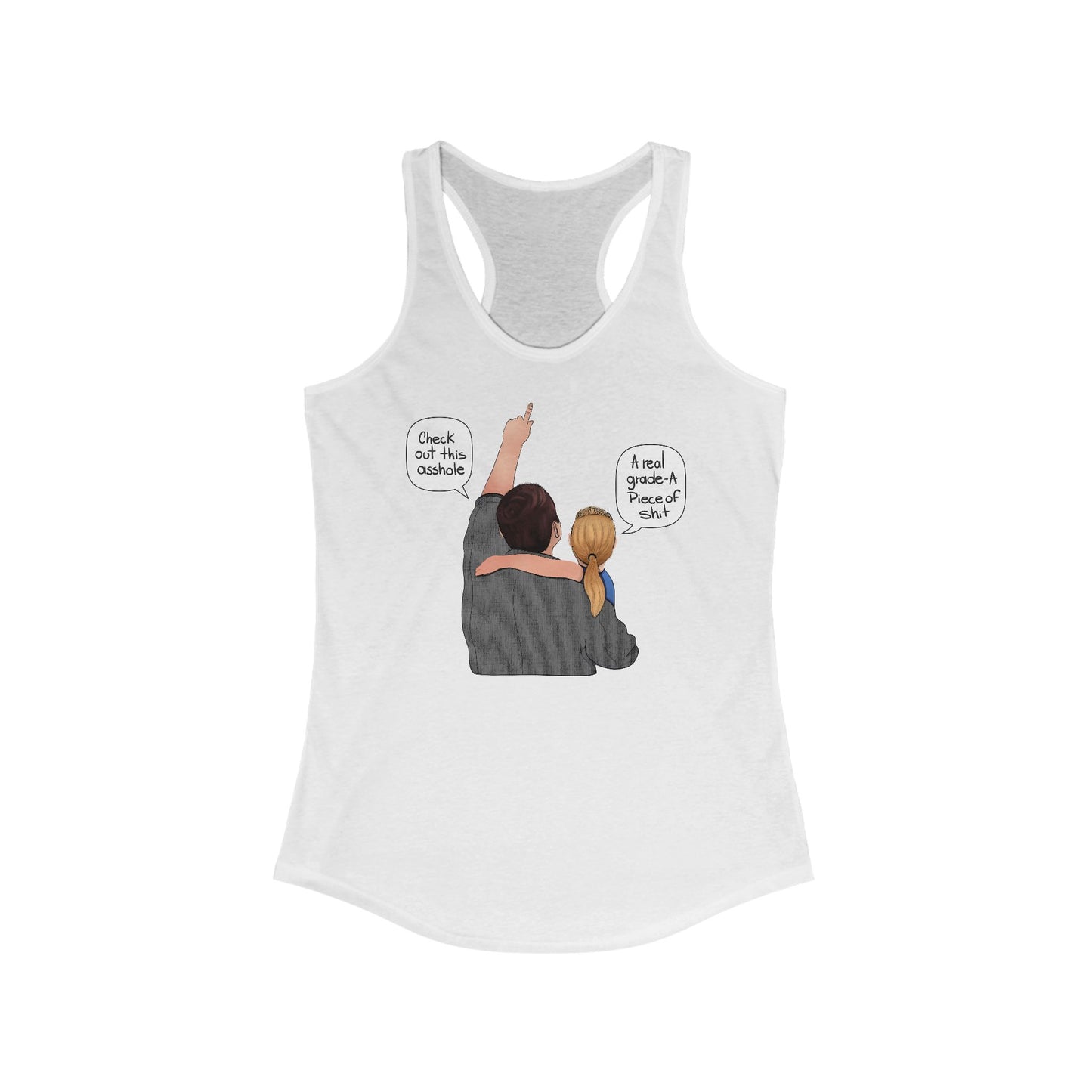 Check Out This Asshole - Women's Racerback Tank