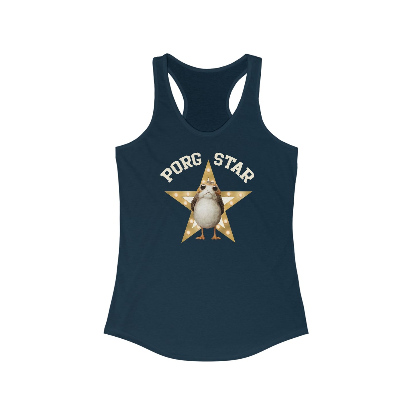 Porg Star - Women's Racerback Tank