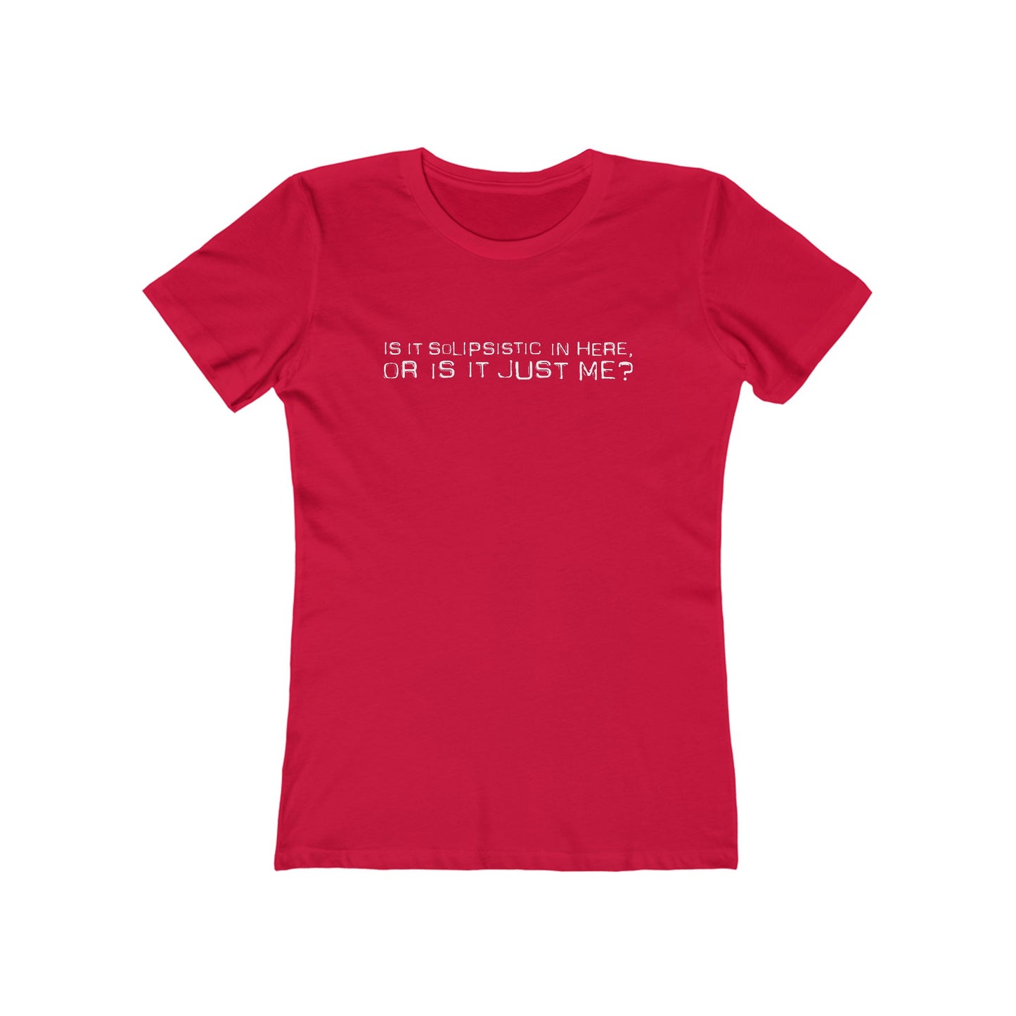 Is It Solipsistic In Here Or Is It Just Me? - Women’s T-Shirt