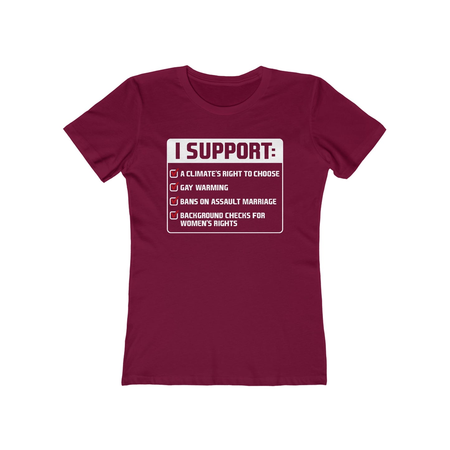 I Support A Climate's Right To Choose - Women’s T-Shirt