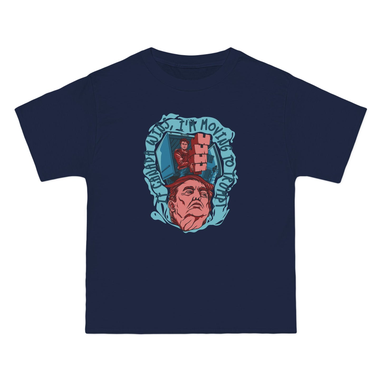 If Canada Wins I'm Moving To Trump - Men's Heavyweight T-Shirt