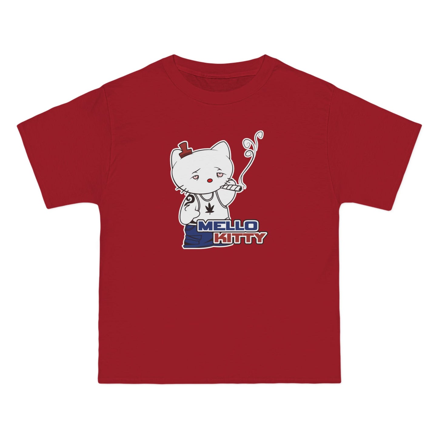 Mello Kitty - Men's Heavyweight T-Shirt