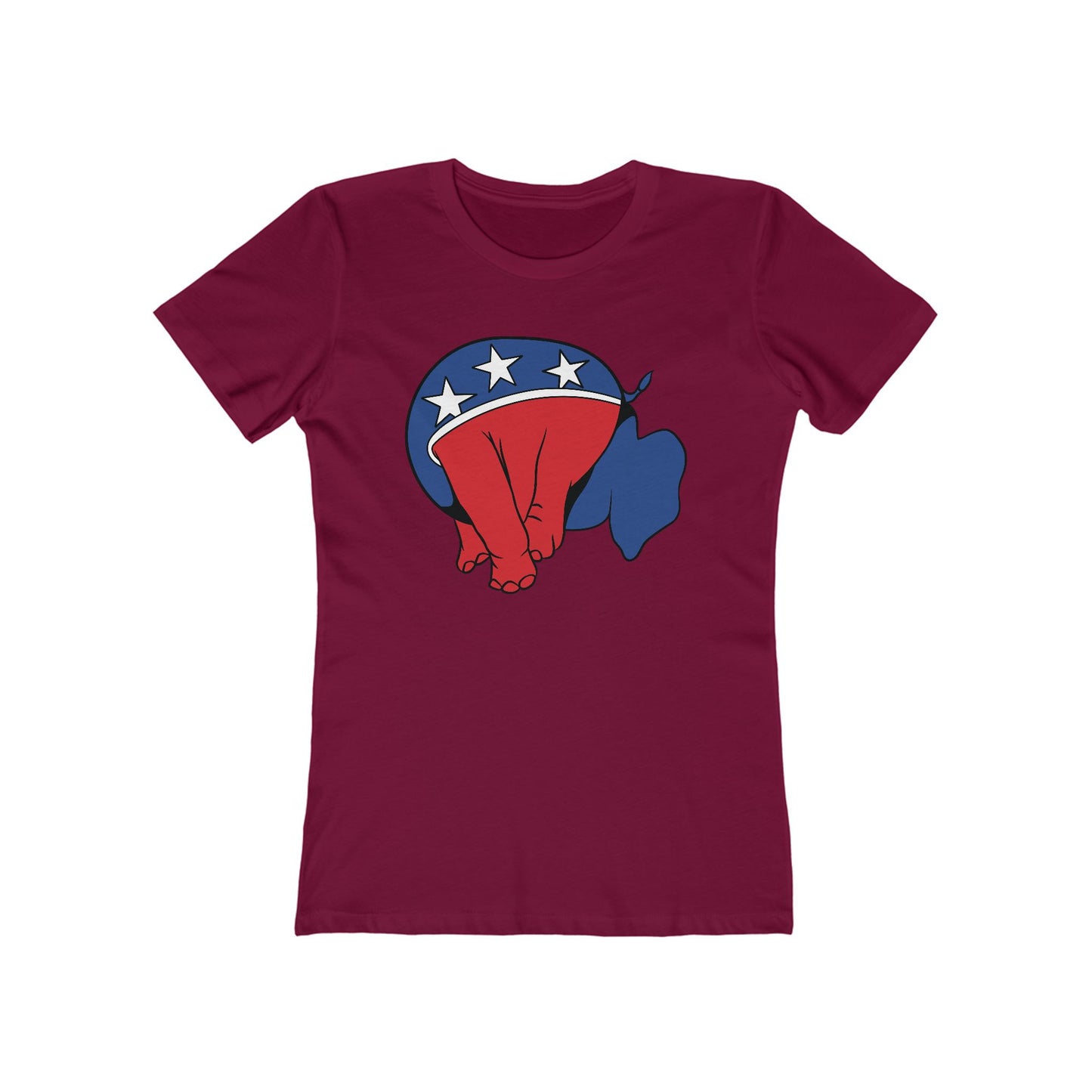 Republican Elephant (Head Up Its Ass) - Women's T-Shirt