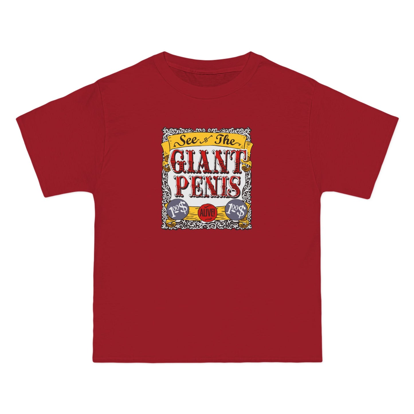 See The Giant Penis - Men's Heavyweight T-Shirt
