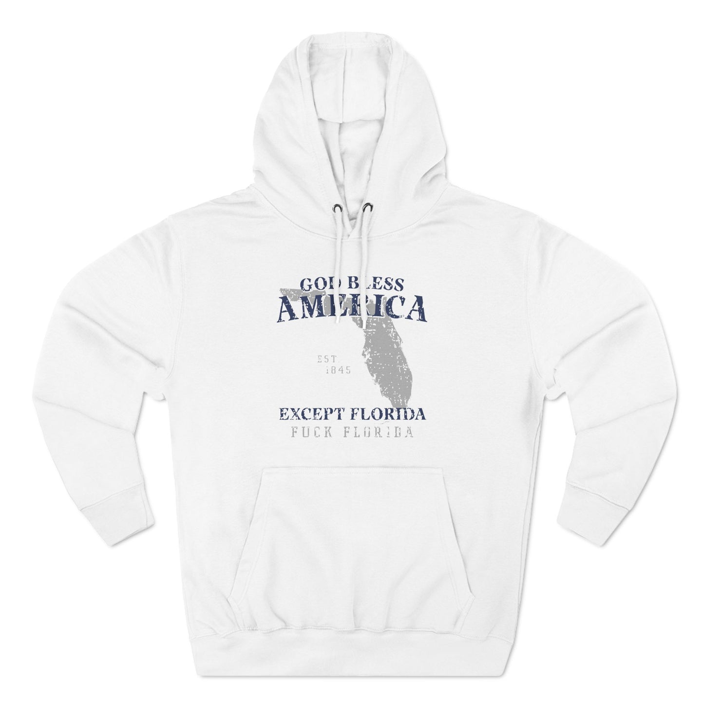 God Bless America Except (State) - Hoodie