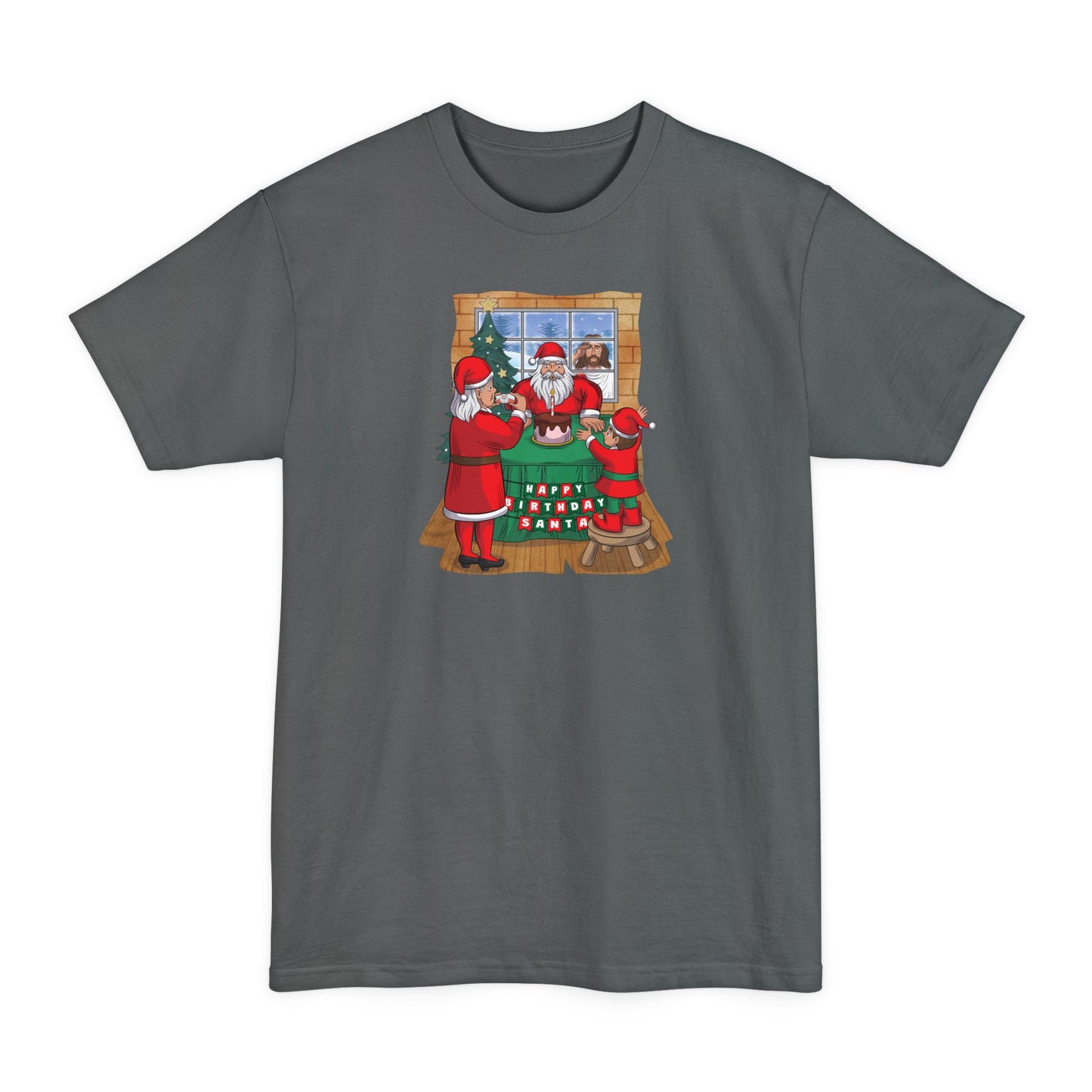 Happy Birthday Santa - Men's Tall T-Shirt