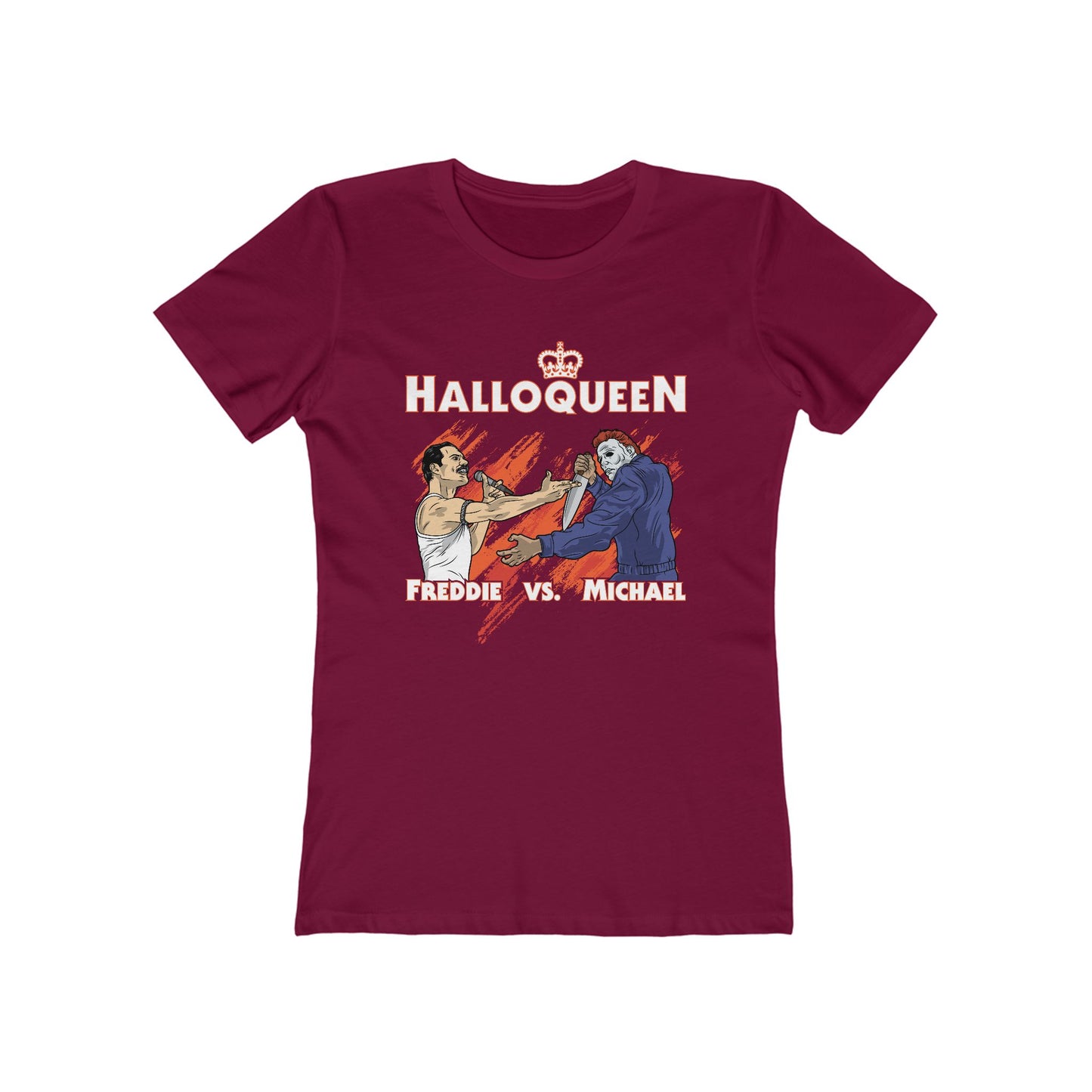 Halloqueen - Freddie Vs Michael - Women's T-Shirt