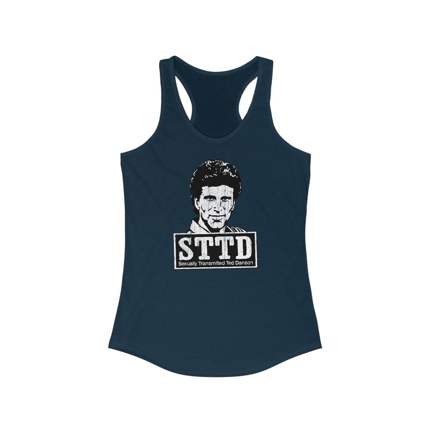 STTD - Sexually Transmitted Ted Danson - Women’s Racerback Tank