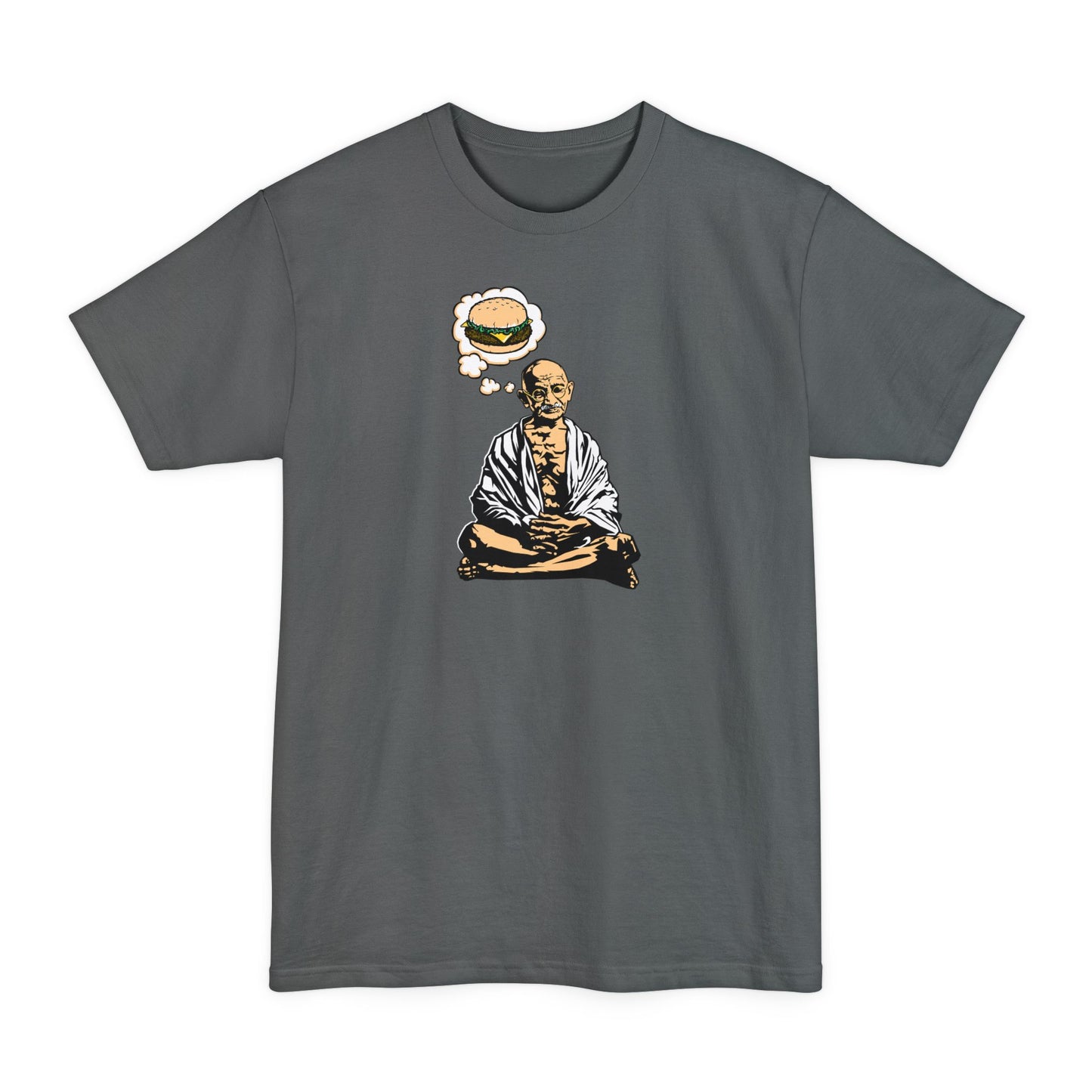 Gandhi Cheeseburger - Men's Tall T-Shirt