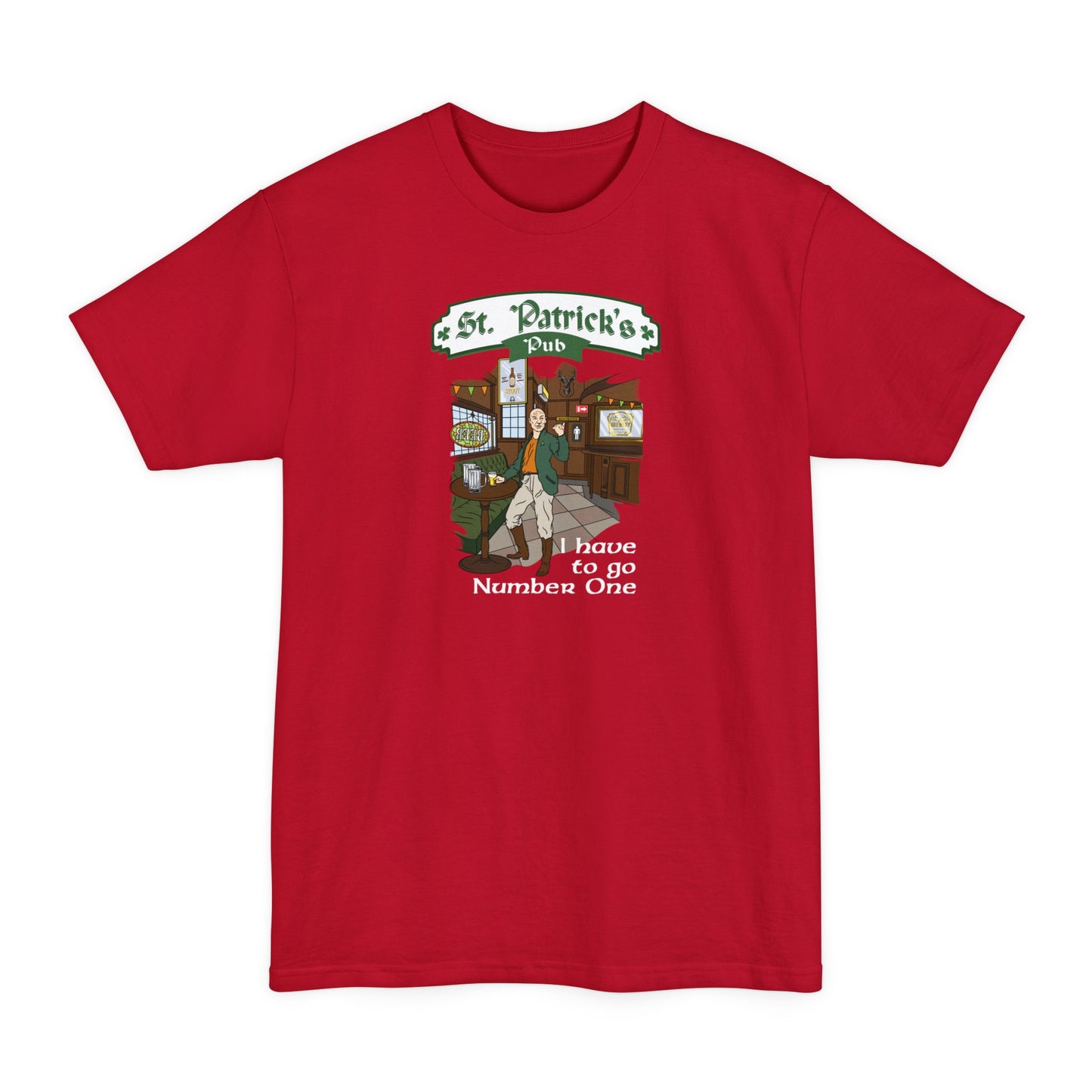 St. Patrick's Pub (Jean-Luc Picard) - Men's Tall T-Shirt