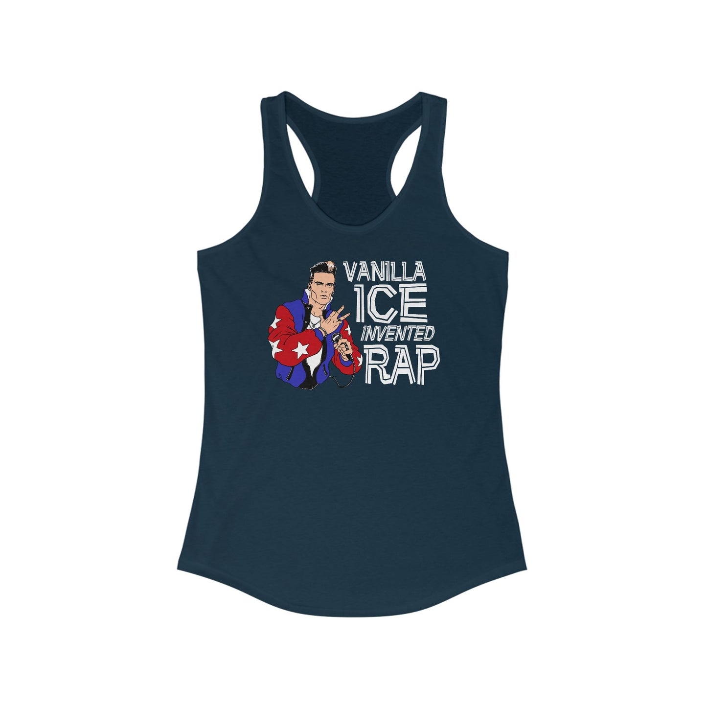 Vanilla Ice Invented Rap - Women’s Racerback Tank
