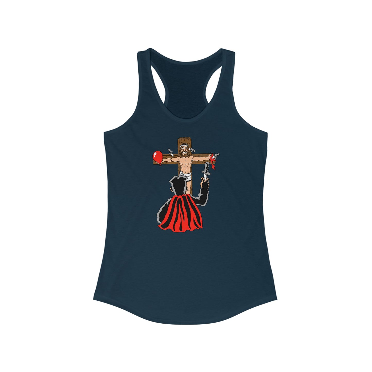 Jesus/Magician/Knives - Women’s Racerback Tank