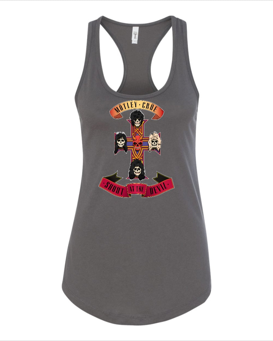 Motley Roses - Appetite For The Devil - Women's Racerback Tank