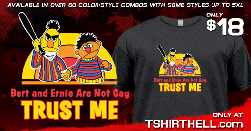 BERT AND ERNIE ARE NOT GAY- TRUST ME