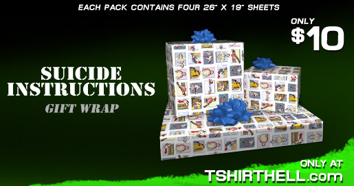 SUICIDE INSTRUCTIONS GIFTWRAP