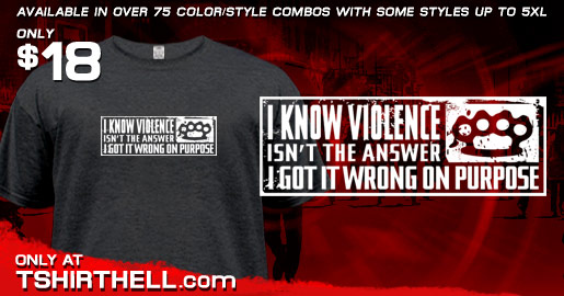 I KNOW VIOLENCE ISNT THE ANSWER I GOT IT WRONG ON PURPOSE