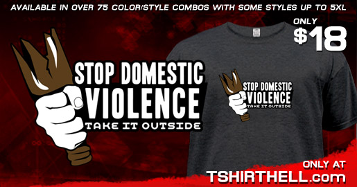 STOP DOMESTIC VIOLENCE TAKE IT OUTSIDE