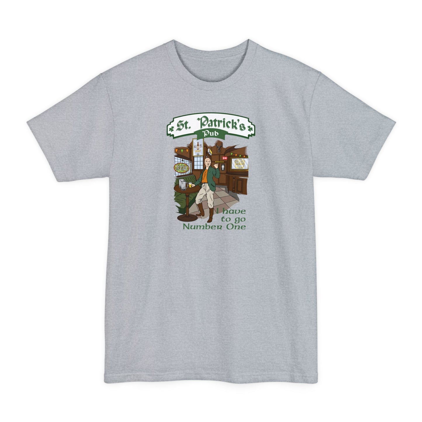 St. Patrick's Pub (Jean-Luc Picard) - Men's Tall T-Shirt