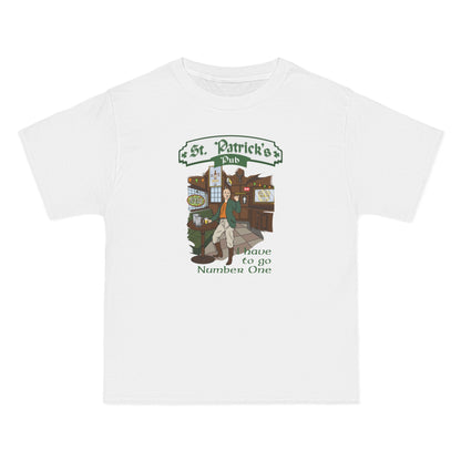 St. Patrick's Pub (Jean-Luc Picard) - Men's Heavyweight T-Shirt