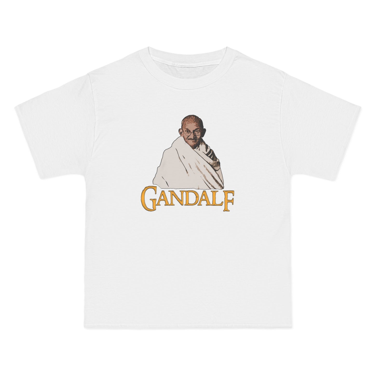 Gandalf (Gandhi) Parody - Men's Heavyweight T-Shirt