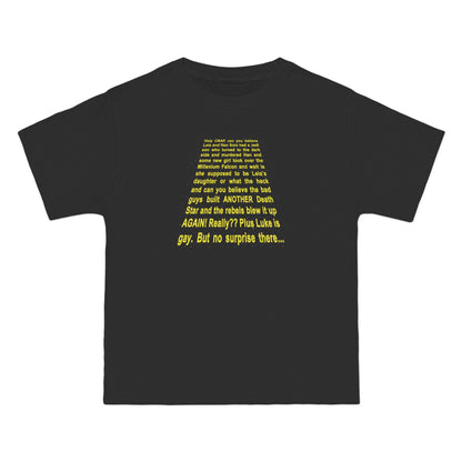 Star Wars Spoiler Shirt - Men's Heavyweight T-Shirt