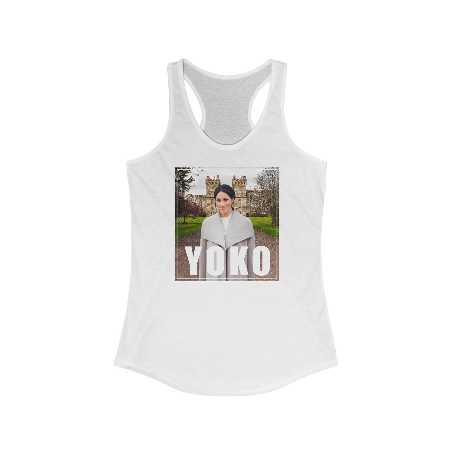 Yoko (Markle) Parody - Women’s Racerback Tank