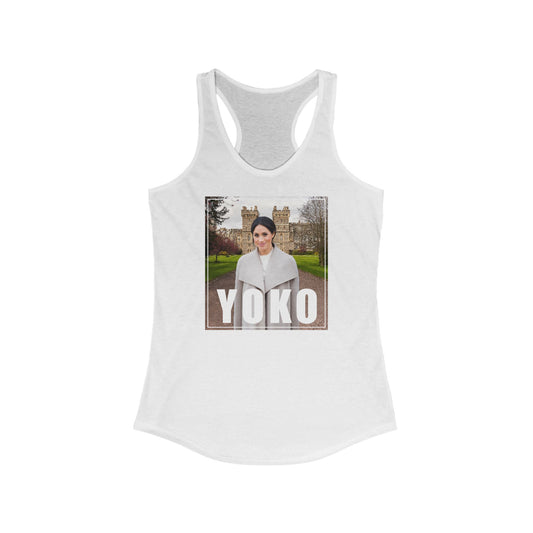 Yoko (Markle) Parody - Women’s Racerback Tank