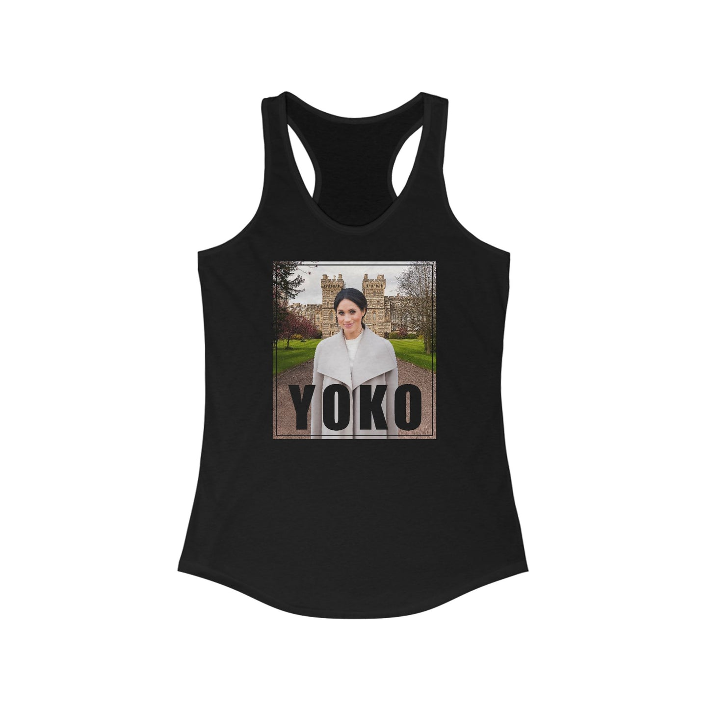 Yoko (Markle) Parody - Women’s Racerback Tank