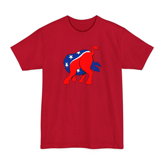 Democratic Donkey (Head Up It's Ass) - Men's Tall T-Shirt