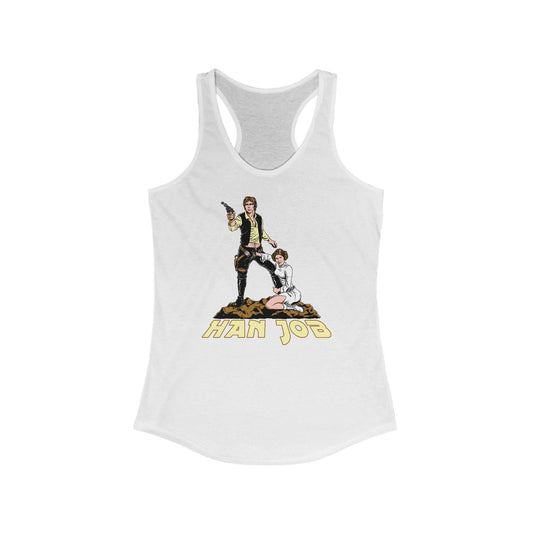 Han Job (Han Solo Princess Leia) - Women’s Racerback Tank