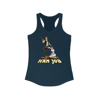 Han Job (Han Solo Princess Leia) - Women’s Racerback Tank