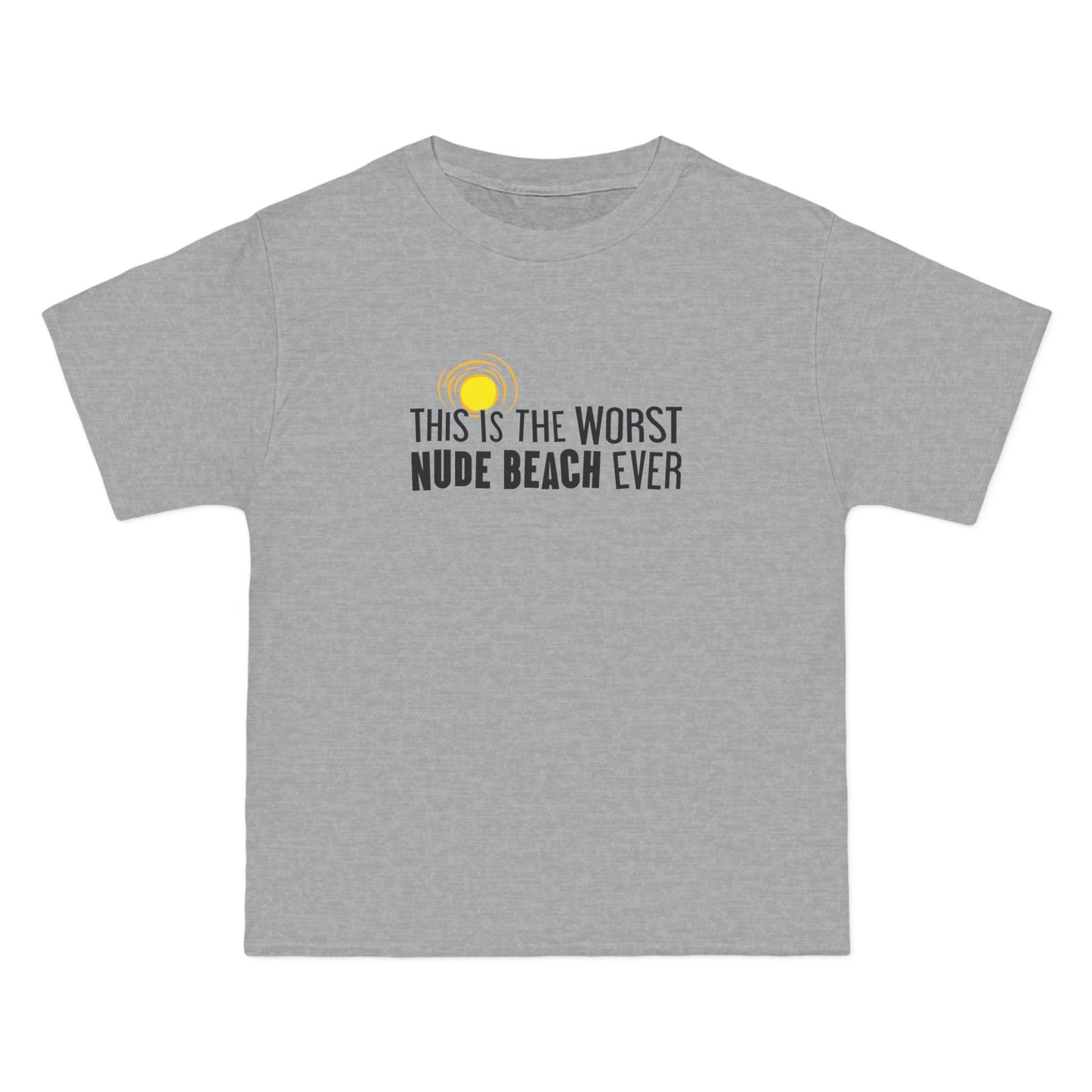 This Is The Worst Nude Beach Ever - Men's Heavyweight T-Shirt