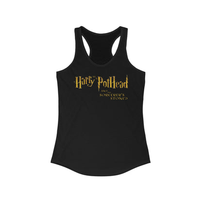 Harry Is A Pothead And The Sorcerer's Stoned  -  Women’s Racerback Tank
