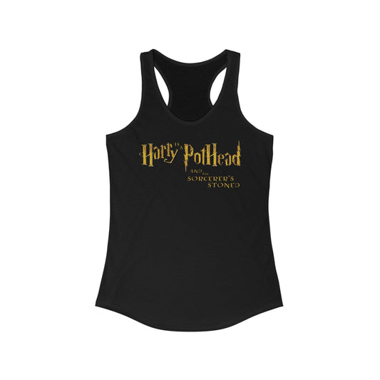Harry Is A Pothead And The Sorcerer's Stoned  -  Women’s Racerback Tank
