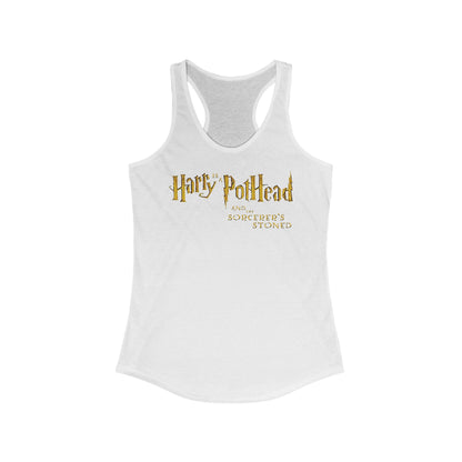 Harry Is A Pothead And The Sorcerer's Stoned  -  Women’s Racerback Tank